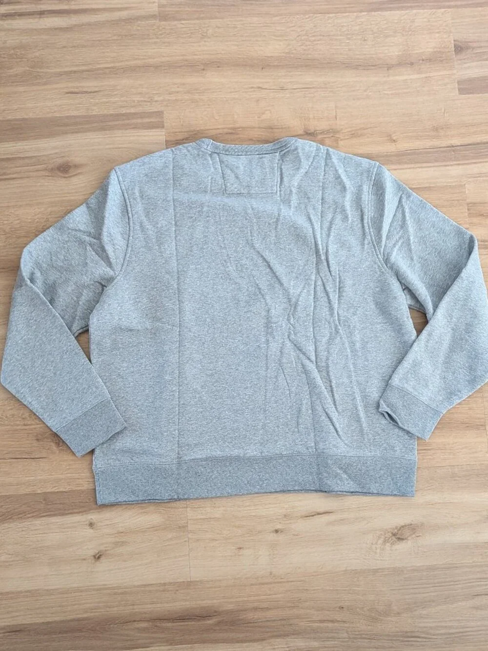 NWT Banana Republic BR Monogram Sweatshirt Light Gray Heather Men’s XXL